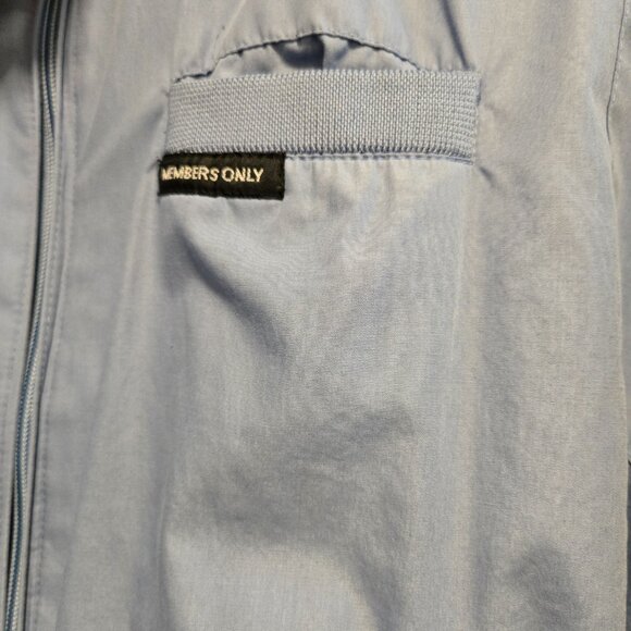 Vintage Member's Only Blue Bomber Jacket Size Large 42 - Picture 4 of 12
